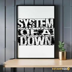 Quadro MDF - System Of a Down