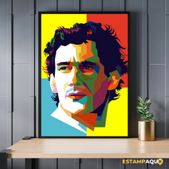 Quadro MDF - Ayrton Senna