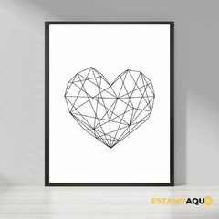 Quadro MDF - Coração