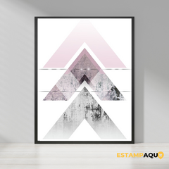 Kit 3 Quadros MDF - Abstrato - comprar online