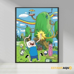 Quadro MDF - Hora de Aventura