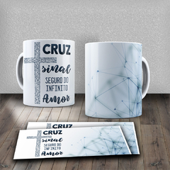 Cruz sinal seguro do infinito amor - comprar online