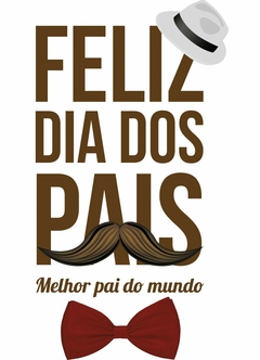 Quadro MDF - Feliz dia dos Pais