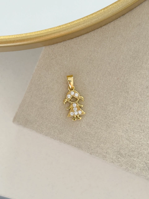 Pingente Filha com Zircônias - comprar online