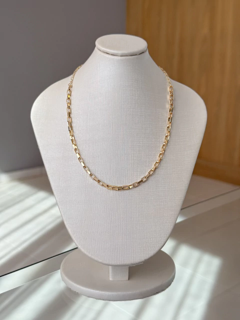 Choker Elos Quadrado - Folheado - comprar online