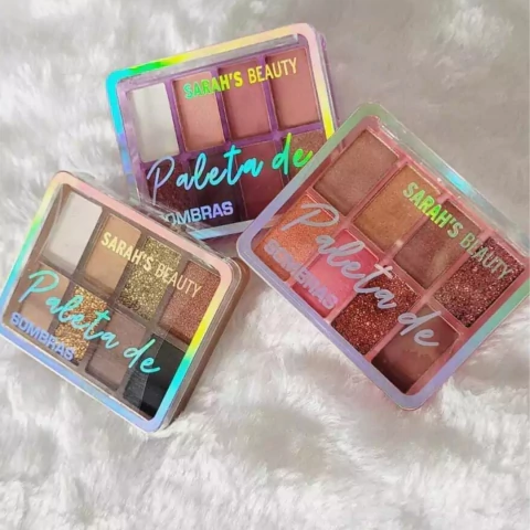 Paleta de sombras - Sarah's beauty 8 cores - comprar online