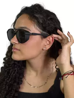DJ BÁRBARA | Óculos de Sol Blogueira Festival – Metal Emborrachado Preto - comprar online