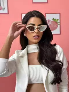 ANGELINA | Óculos de Sol Gatinho Vintage – Acetato - Rosa