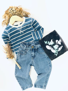 CAMISETAS RAYADA VERDE - MINITO