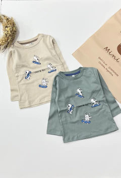 Camiseta perrito patineta