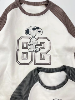 camiseta frizada snoopy kids - comprar online