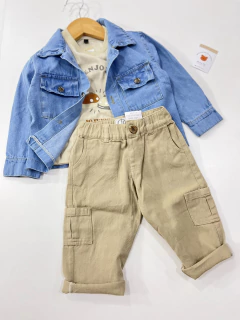 PANTALÓN WID LEG CARGO UNISEX - comprar online