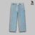 PALE BLUE CARPENTER BAGGY PANT - comprar online