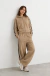 PANTALON OVERSIZE DE RUSTICO CON VIVOS ALE LISO