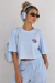 REMERA BOXY MANGA CORTA JERSEY KITTY - tienda online