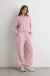 PANTALON OVERSIZE DE RUSTICO CON VIVOS ALE LISO en internet