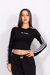 REMERA ML ALG C/ LYCRA LETTERING - tienda online