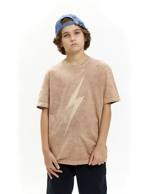 REMERA DYED BOLT NIÑOS - comprar online