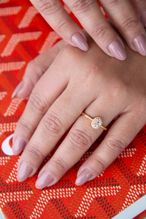 Anel Cravejado Princesa Gabi - comprar online