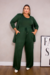 Conjunto Plus Size Três Peças Silvia Verde - comprar online