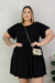 Vestido Plus Size Maria Preto - comprar online