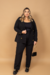 Calça Plus Size Alfaiataria Preto Elis - comprar online