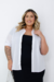 Imagem do Camisa Plus Size Tricoline Longa