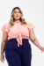 Camisa Plus Size Babado Genova - loja online