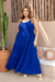 Vestido Plus Size Longo Resort Azul na internet