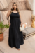 Vestido Plus Size Longo Resort Preto - comprar online