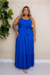 Vestido Plus Size Longo Resort Azul - comprar online