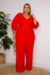 Macacão Plus Size Veneza Vermelho - loja online