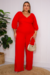 Macacão Plus Size Veneza Vermelho na internet