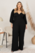 Macacão Longo Plus Size Veneza Preto na internet