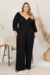 Imagem do Macacão Longo Plus Size Veneza Preto