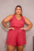 Conjunto Plus Size Shorts Com Regata Maraisa - belle plus