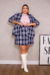 Saia Plus Size Xadrez York - loja online