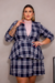 Blazer Plus Size Xadrez York - loja online