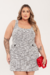 Regata Plus Size Tweed Stella Cinza na internet