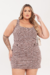 Regata Plus Size Tweed Stella Marrom na internet