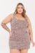 Regata Plus Size Tweed Stella Marrom - comprar online