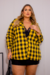 Imagem do Camisa Xadrez Plus Size Stella Mostarda