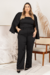 Calça Plus Size Alfaiataria Stella Preto na internet