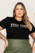 T-shirt Plus Size Silk Sintonia - loja online