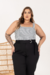 Top Plus Size Listrado Elisia - loja online