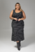 Vestido Plus Size Listrado Boho - comprar online