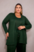 Conjunto Plus Size Três Peças Silvia Verde