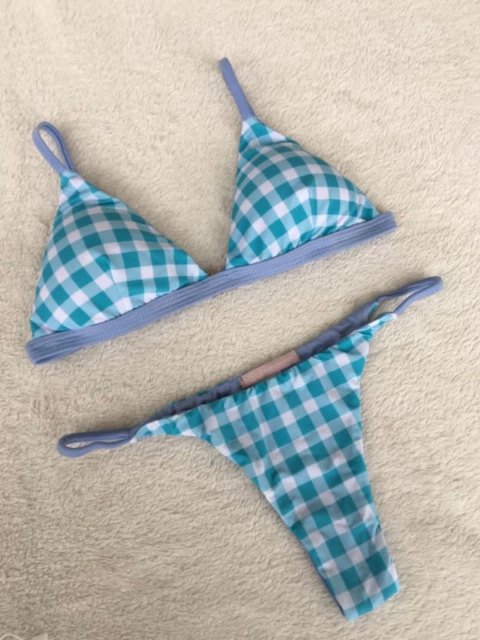 Calcinha Fire Vichy [Blue]