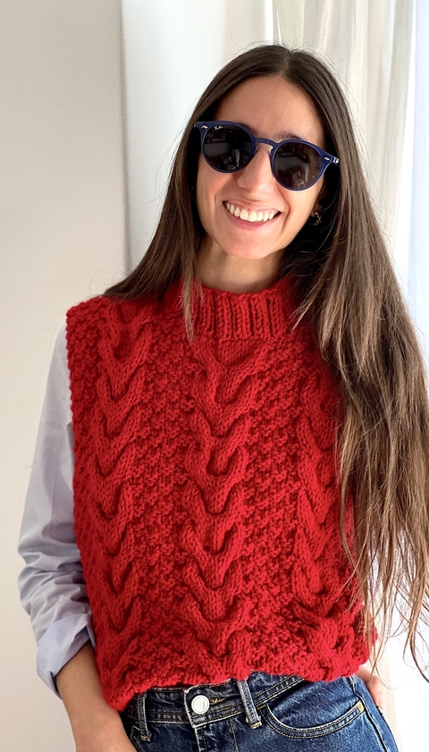 CHALECO THAIS ( ROJO ) - comprar online