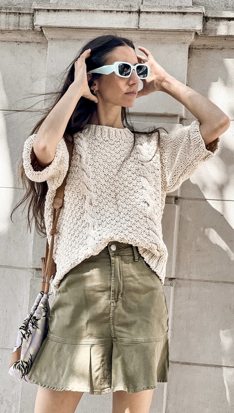SWEATER ALMENDRA ( CRUDO)